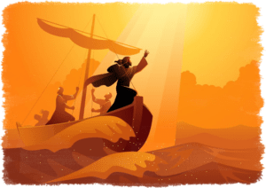 Jesus stillt den Sturm