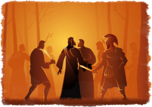 Jesus wird verraten und verhaftet